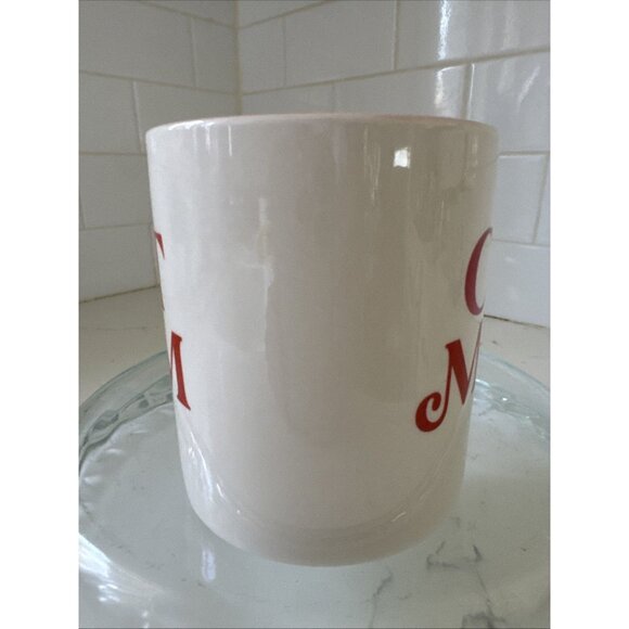 Parker Lane Stoneware “Cat Mom” Coffee Mug White Outside Pink Inside - Picture 3 of 10